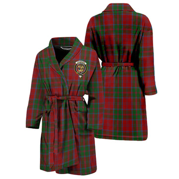 Drummond Tartan Bathrobe with Family Crest Unisex S - Tartan Vibes Clothing