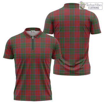 Drummond Tartan Zipper Polo Shirt