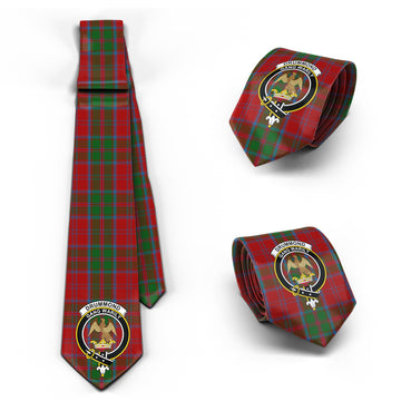 Drummond Tartan Classic Necktie with Family Crest Necktie One Size - Tartan Vibes Clothing
