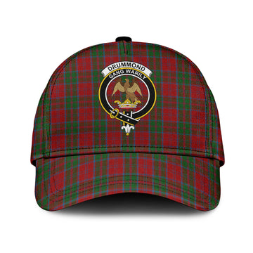 Drummond Tartan Classic Cap with Family Crest