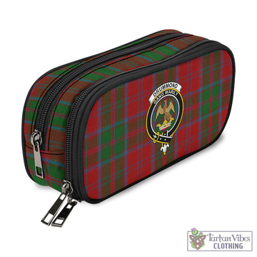Drummond Tartan Pen and Pencil Case with Family Crest