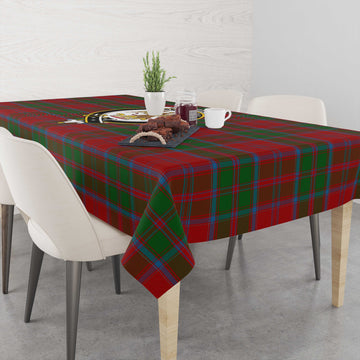 Drummond Tatan Tablecloth with Family Crest