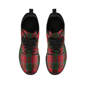 Drummond Tartan Leather Boots