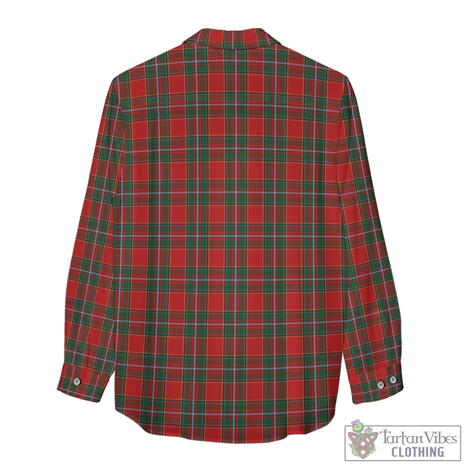 Tartan Vibes Clothing Drummond Ancient Tartan Womens Casual Shirt with Family Crest