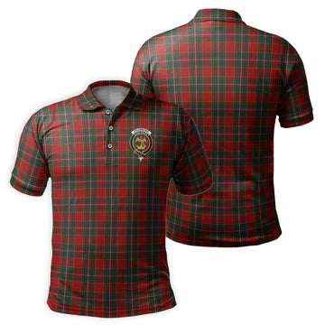 Drummond Ancient Tartan Men's Polo Shirt with Family Crest