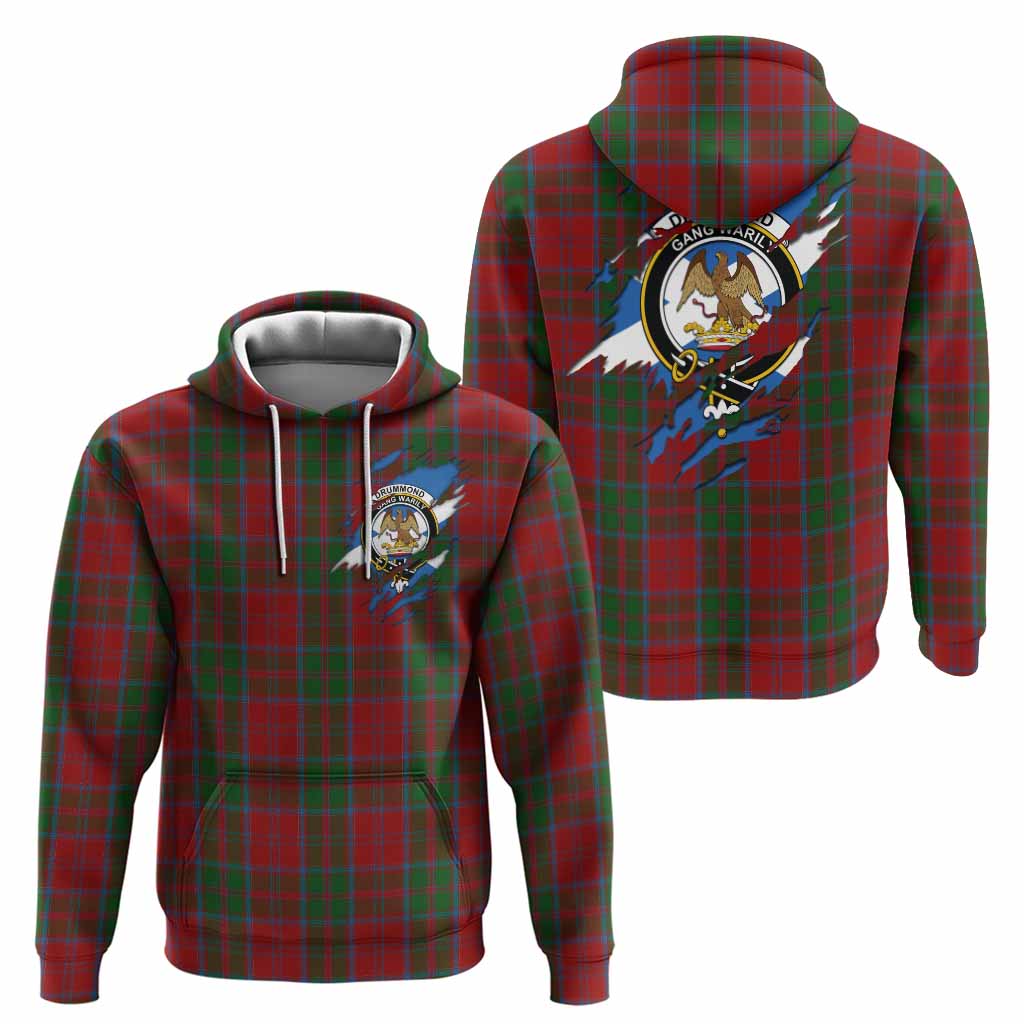 Drummond Clan Crest In Me Tartan Hoodie Scotland Flag Style