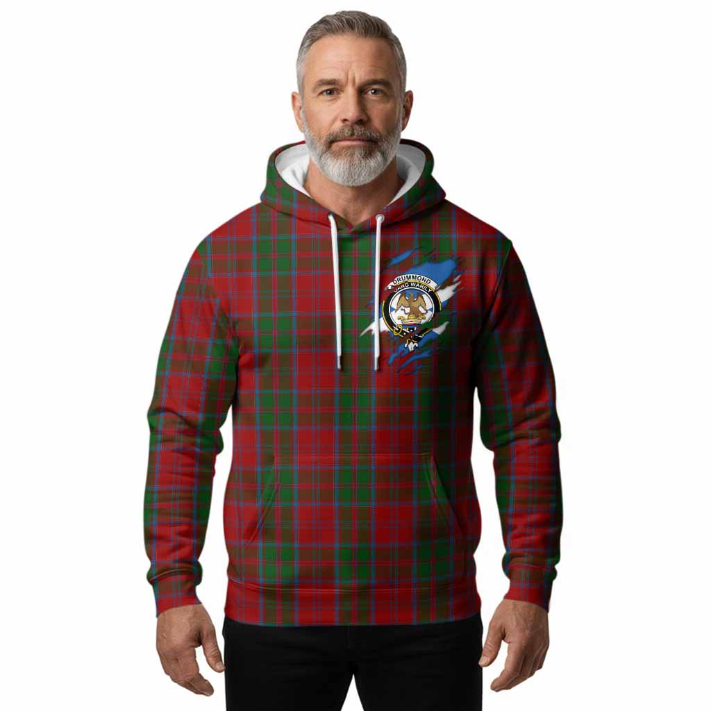 Drummond Clan Crest In Me Tartan Hoodie Scotland Flag Style