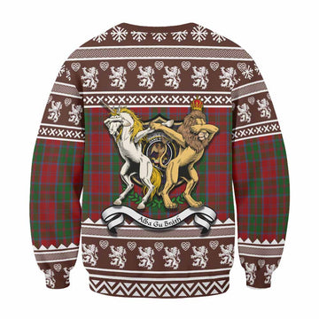 Drummond Clan Tartan Crest Christmas Sweatshirt Coat of Arms Funny Style - Tartan Vibes Clothing