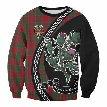 Drummond Family Crest Tartan Sweatshirt Alba Thistle Inspired - Tartan Vibes Clothing