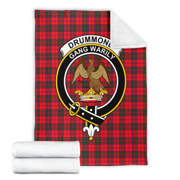 Drummond Modern Tartan Blanket with Family Crest