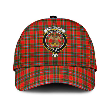 Drummond of Perth Tartan Classic Cap with Family Crest