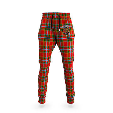 Drummond of Perth Tartan Joggers Pants with Family Crest