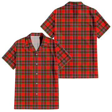 drummond-of-perth-tartan-short-sleeve-button-down-shirt