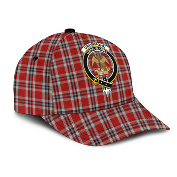 Drummond of Perth Dress Tartan Classic Cap with Family Crest