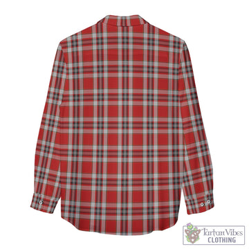 Drummond of Perth Dress Tartan Womens Casual Shirt with Family Crest