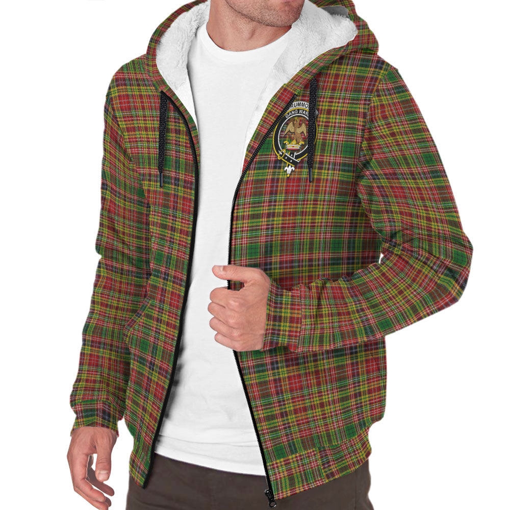 drummond-of-strathallan-tartan-sherpa-hoodie-with-family-crest