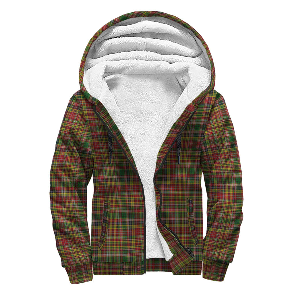 drummond-of-strathallan-tartan-sherpa-hoodie-with-family-crest
