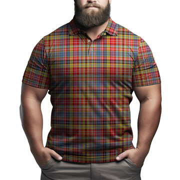 Drummond of Strathallan Modern Tartan Mens Polo Shirt