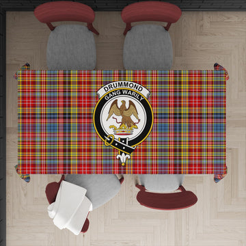 Drummond of Strathallan Modern Tatan Tablecloth with Family Crest