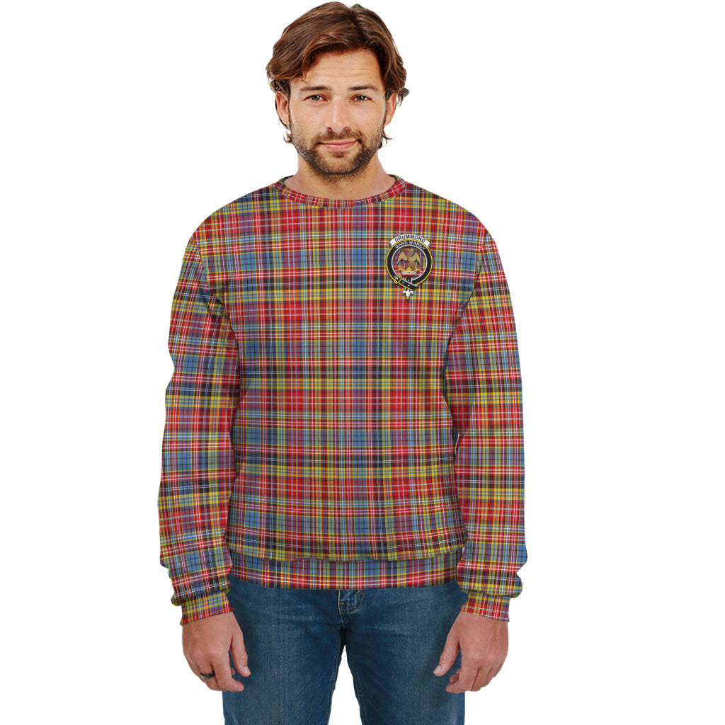 drummond-of-strathallan-modern-tartan-sweatshirt-with-family-crest