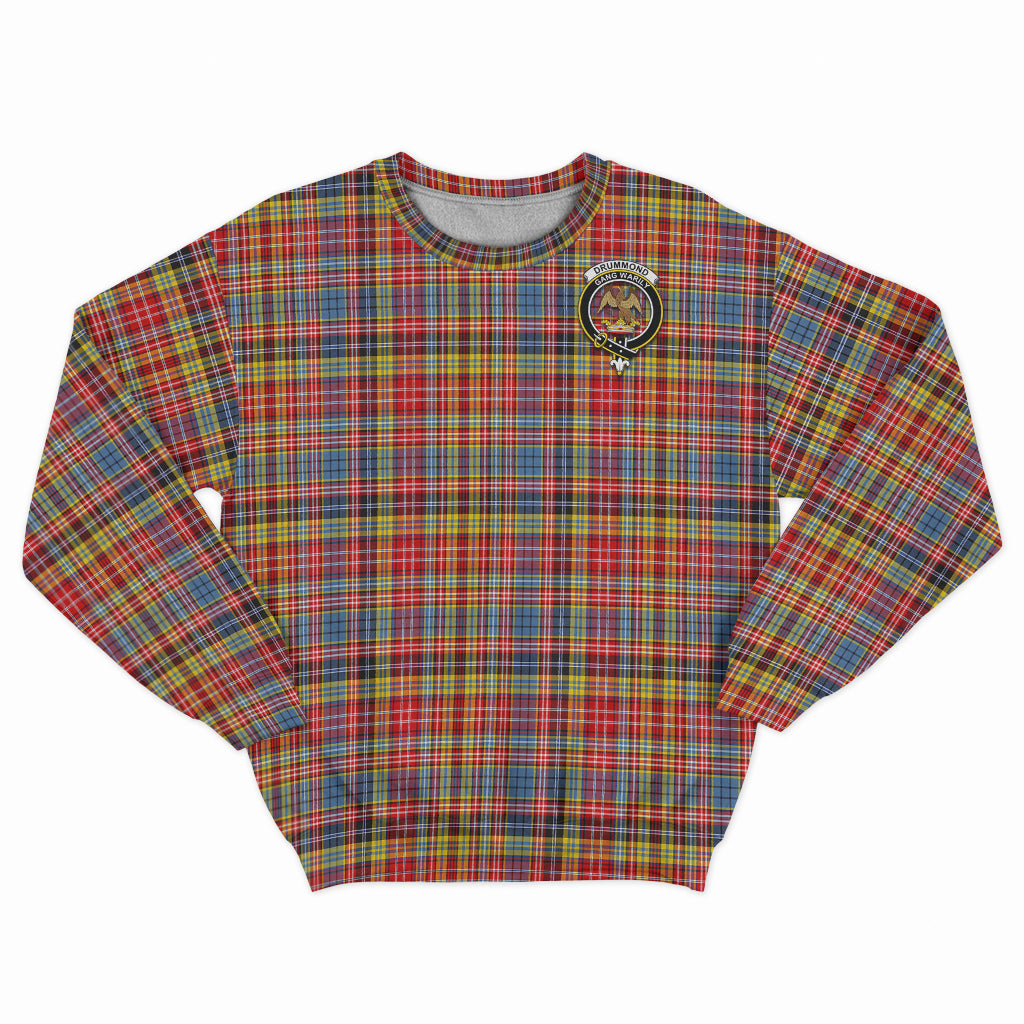 drummond-of-strathallan-modern-tartan-sweatshirt-with-family-crest