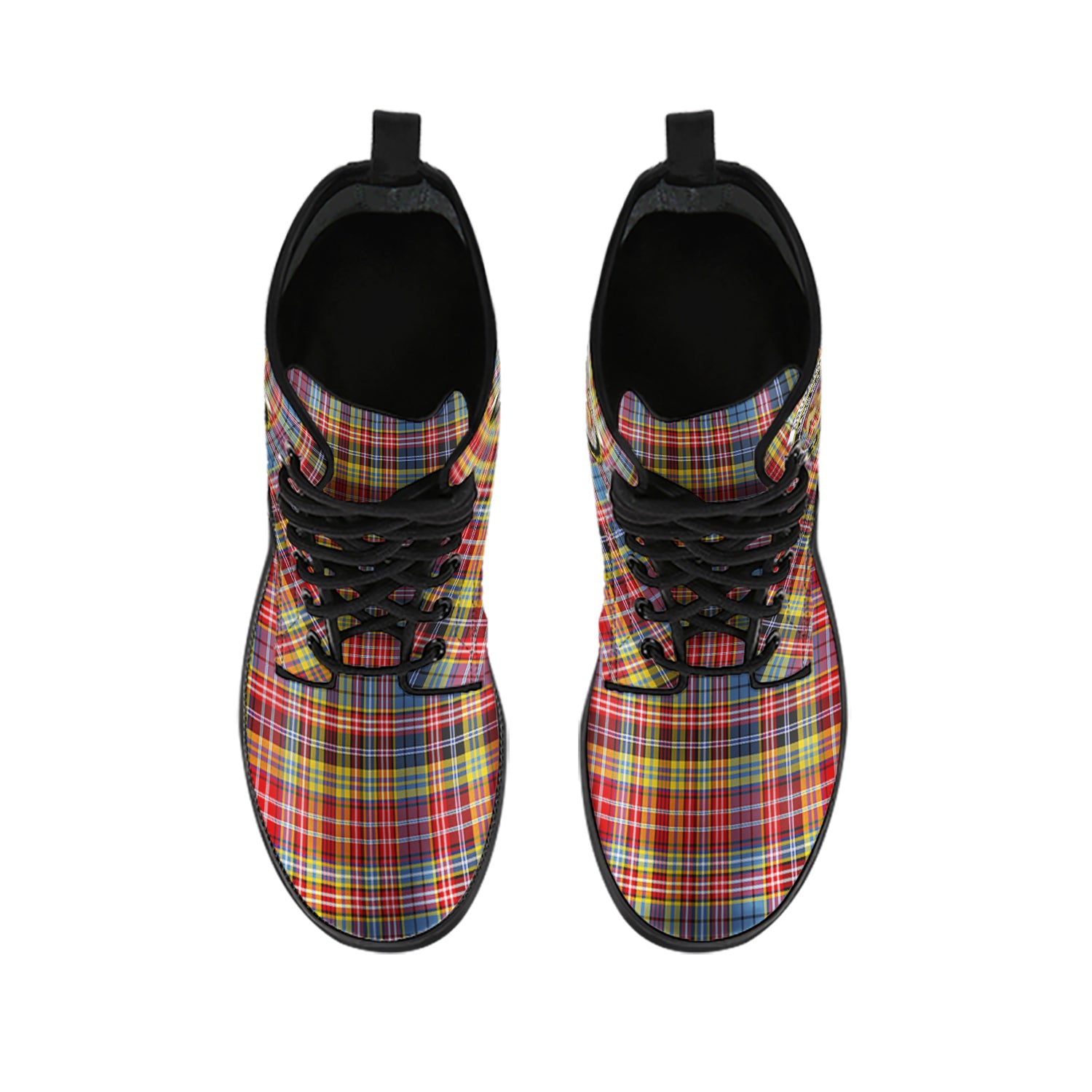 drummond-of-strathallan-modern-tartan-leather-boots-with-family-crest