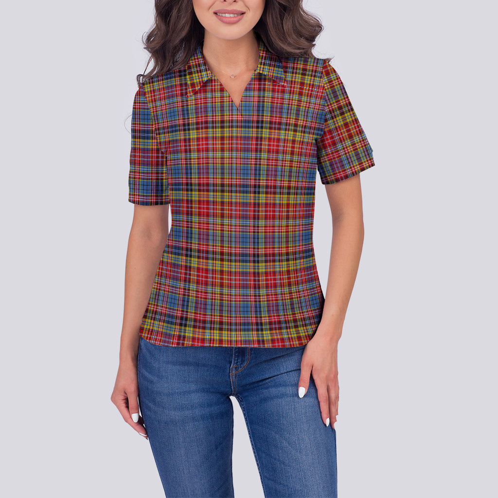 drummond-of-strathallan-modern-tartan-polo-shirt-for-women
