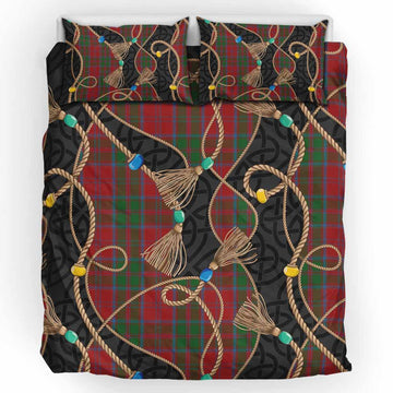 Drummond Scottish Tartan Twisted Ropes Stylized Bedding Set