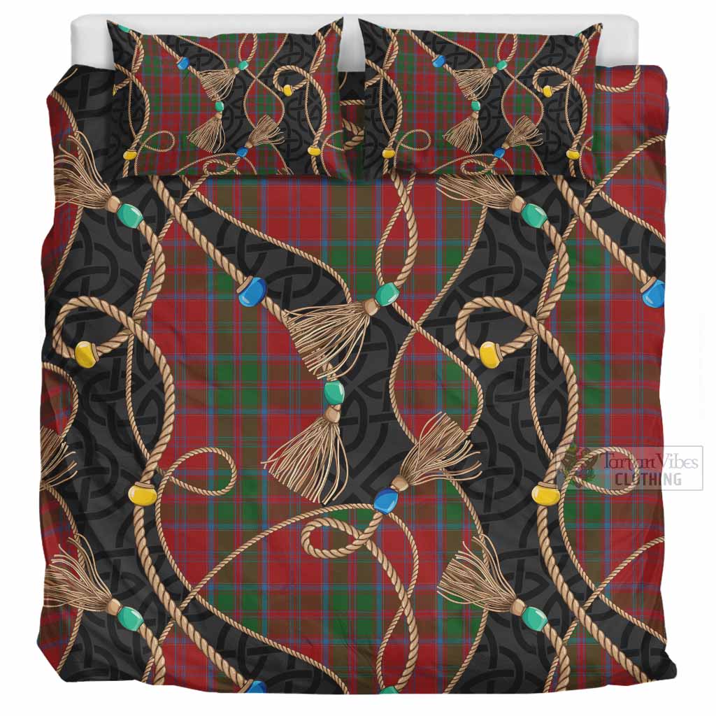 Drummond Scottish Tartan Twisted Ropes Stylized Bedding Set UK Bedding Set UK Super King 104*94 inch - Tartan Vibes Clothing