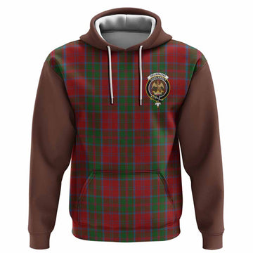 Drummond Tartan Accent Hoodie with Family Crest