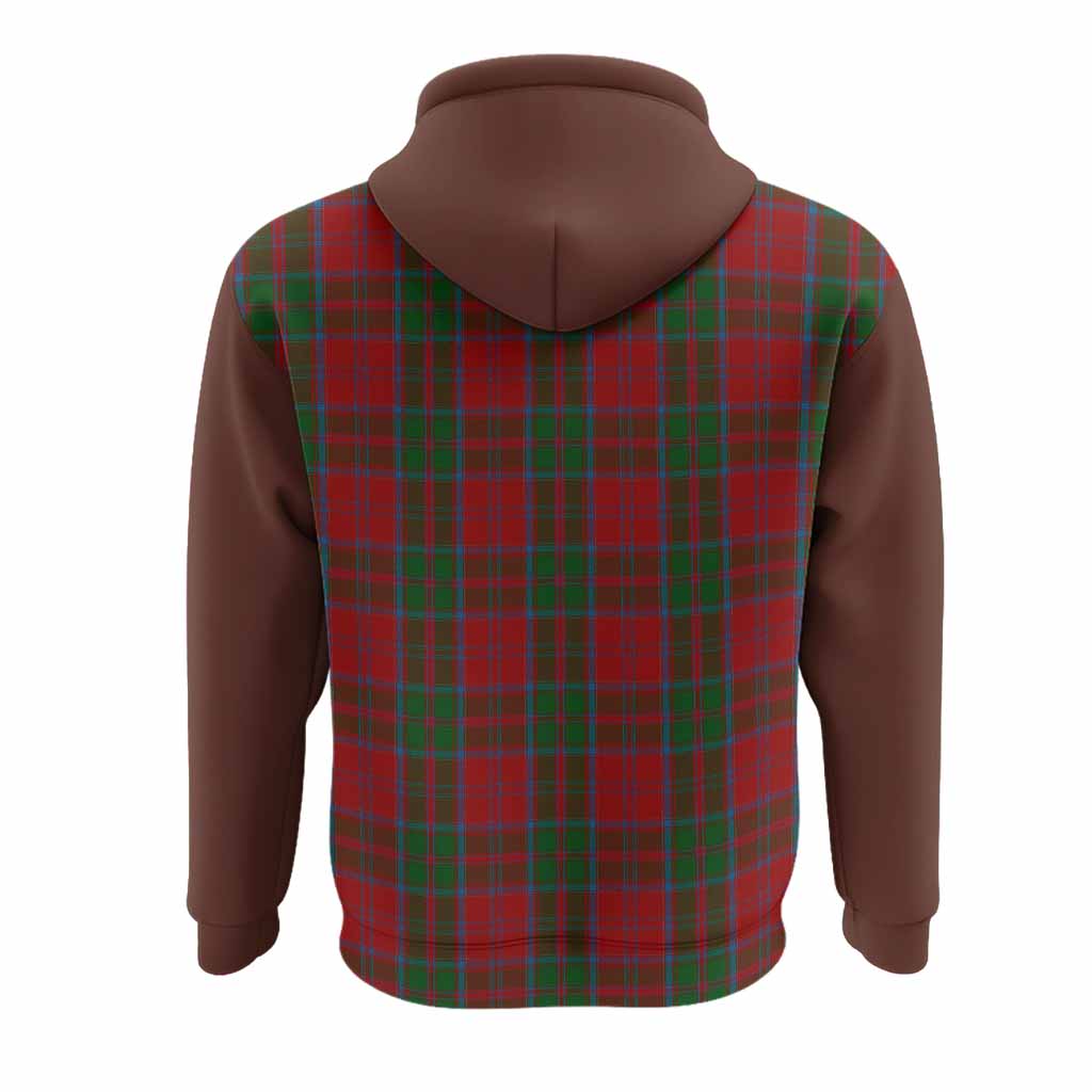 Drummond Tartan Accent Hoodie with Family Crest