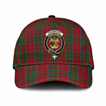 Drummond Tartan Classic Cap with Family Crest