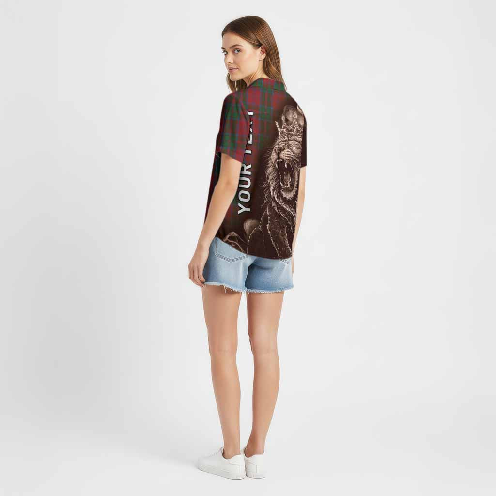 Drummond Tartan Cotton Hawaiian Shirt Roaring Lion Heritage