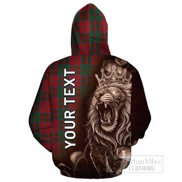 Drummond Tartan Cotton Hoodie Roaring Lion Heritage