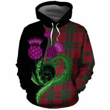 Drummond Tartan Cotton Hoodie Traditional Scottish Thistle