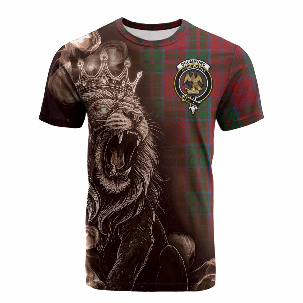 Drummond Tartan Cotton T-shirt Roaring Lion Heritage