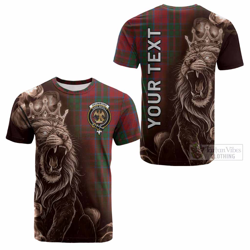 Drummond Tartan Cotton T-shirt Roaring Lion Heritage