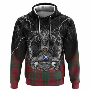 Drummond Tartan Crest Hoodie Celtic Odin's Raven Legacy