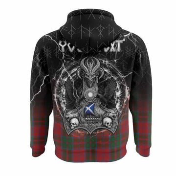 Drummond Tartan Crest Hoodie Celtic Odin's Raven Legacy