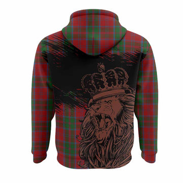 Drummond Tartan Crest Hoodie Crowned Lion Heritage Style