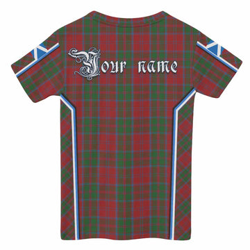 Drummond Tartan Crest Kid T-shirt Scotland Coat of Arm Flag Style - Tartan Vibes Clothing