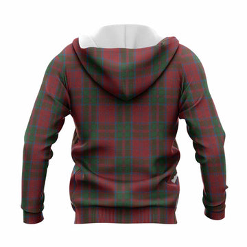 Drummond Tartan Crest Knitted Hoodie Ferocious Lion Style