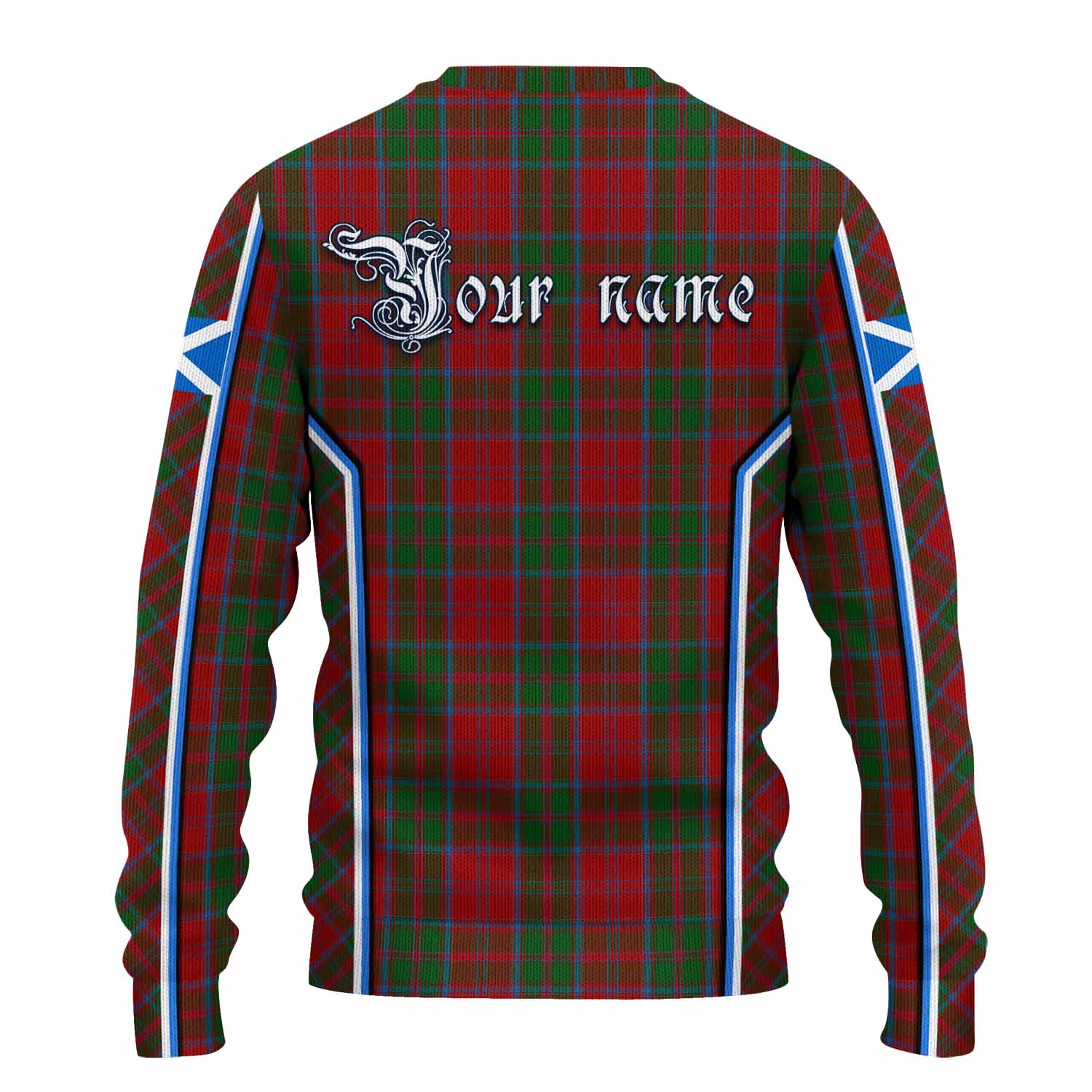 Drummond Tartan Crest Knitted Sweater Scotland Coat of Arm Flag Style - Tartan Vibes Clothing