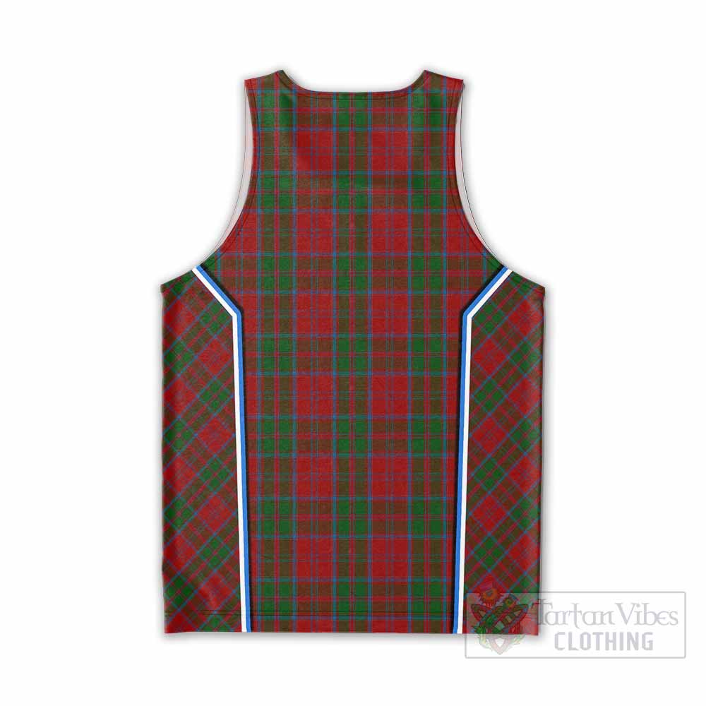 Drummond Tartan Crest Men Tank Top Scotland Coat of Arm Flag Style - Tartan Vibes Clothing