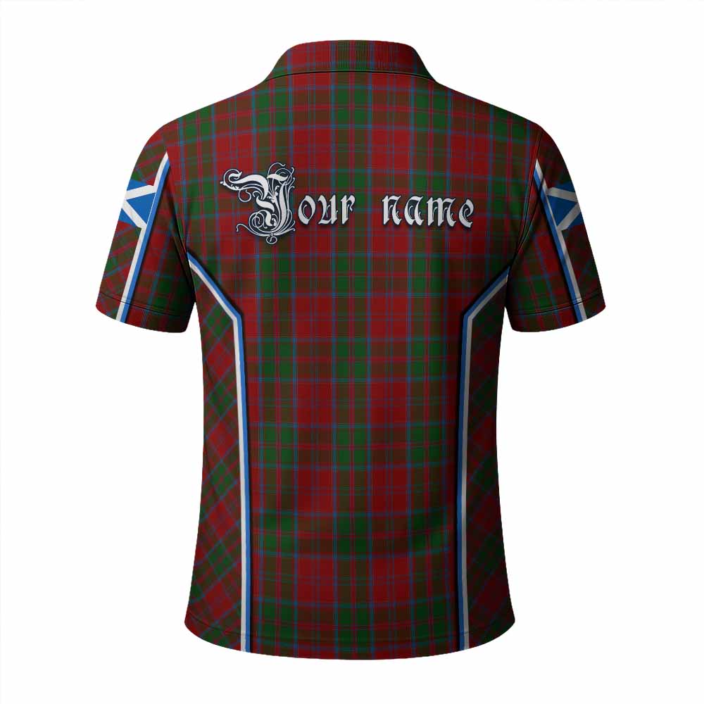 Drummond Tartan Crest Polo Shirt Scotland Coat of Arm Flag Style - Tartan Vibes Clothing