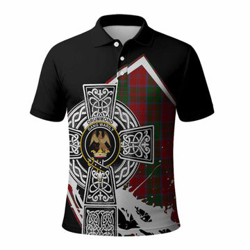 Drummond Tartan Crest Polo Shirt Scottish Celtic Cross Heritage Kid - Tartan Vibes Clothing