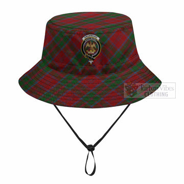 Drummond Tartan Fishing Hat with Family Crest