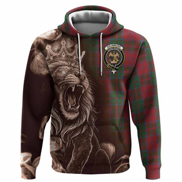 Drummond Tartan Hoodie Roaring Lion Heritage