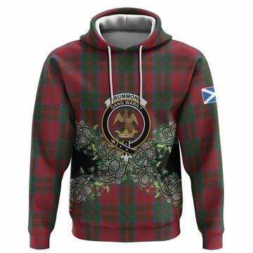 Drummond Tartan Hoodie Thistle Scottish Spirit