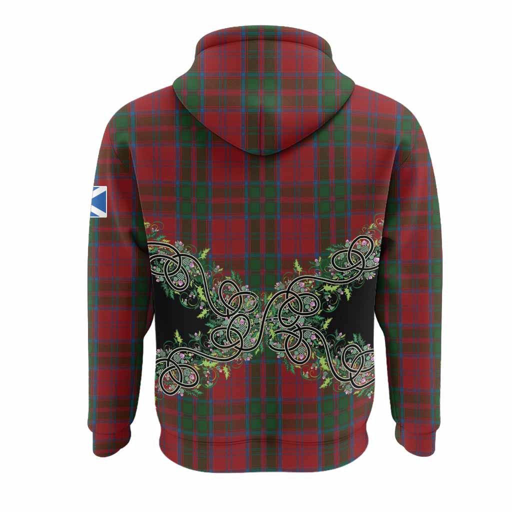 Drummond Tartan Hoodie Thistle Scottish Spirit